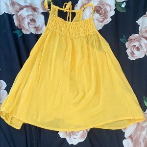 Flowy yellow tank shirt!